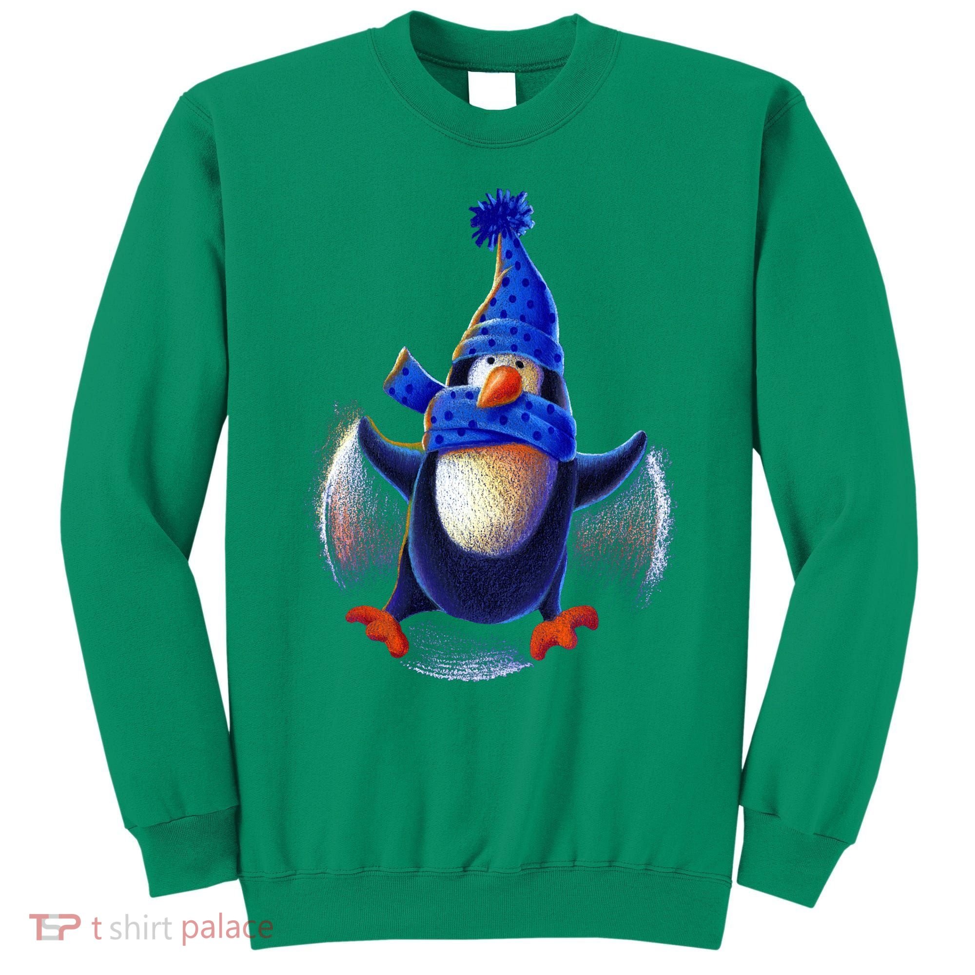 Penguin Snow Angel Sweatshirt
