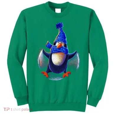 Penguin Snow Angel Sweatshirt