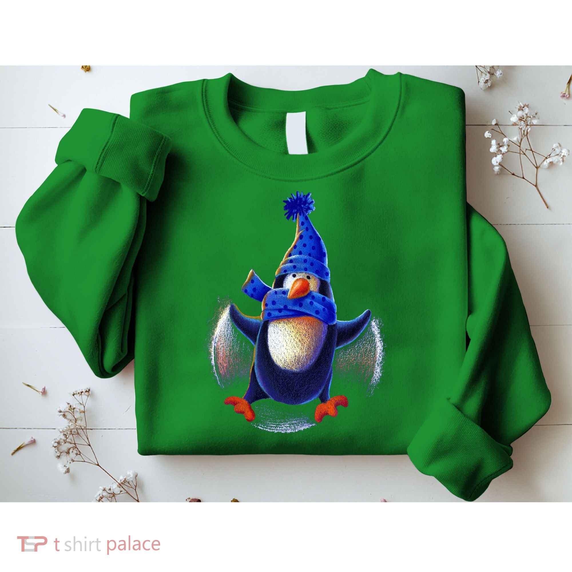 Penguin Snow Angel Sweatshirt