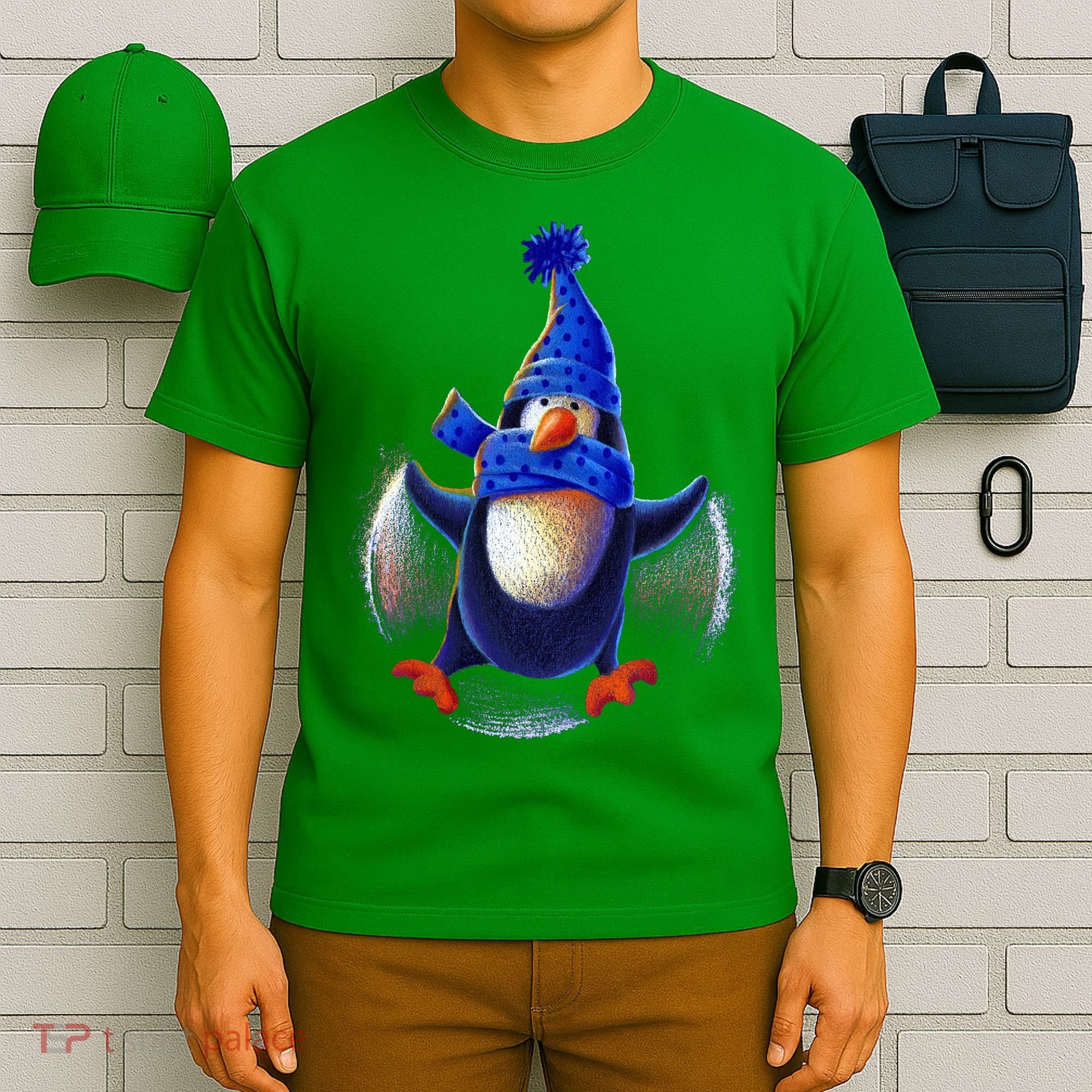 Penguin Snow Angel T-Shirt