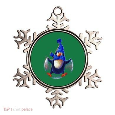 Penguin Snow Angel Ornament