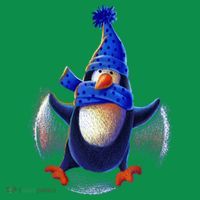 Penguin Snow Angel Toddler T-Shirt thumb 4