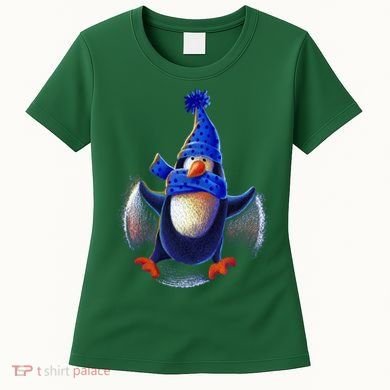 Penguin Snow Angel Women's T-Shirt