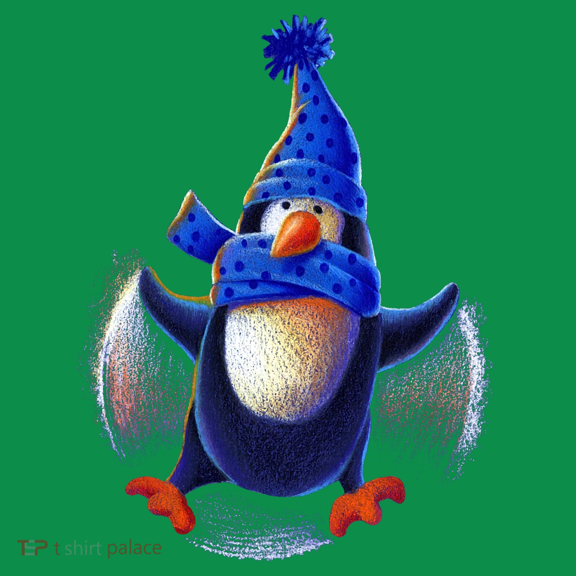 Penguin Snow Angel Women's T-Shirt