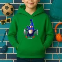 Penguin Snow Angel Kids Hoodie thumb 2