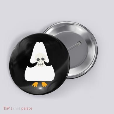 Penguin Tuxedo Costume Button