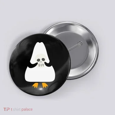 Penguin Tuxedo Costume Button