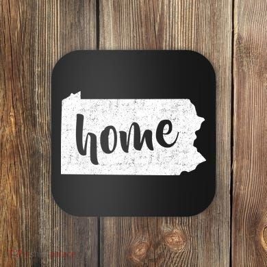 Pennsylvania Home State Coaster