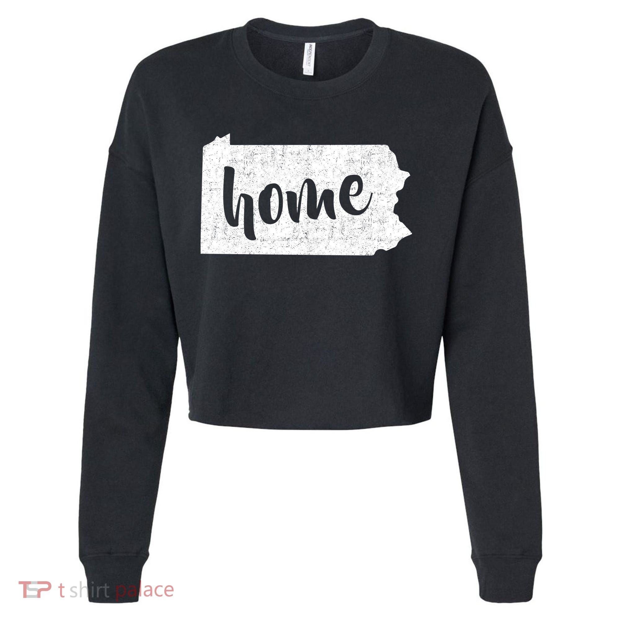 Pennsylvania Home State Cropped Pullover Crew