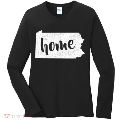 Pennsylvania Home State Women's Long Sleeve Shirt