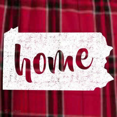 Pennsylvania Home State Men's Flannel Plaid Pajama Pants