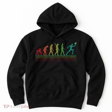 Pickleball Evolution of Man Funny Hoodie