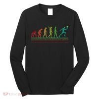 Pickleball Evolution of Man Funny Long Sleeve Shirt thumb 0