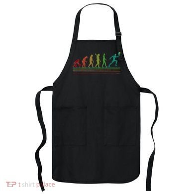Pickleball Evolution of Man Funny Apron