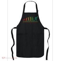 Pickleball Evolution of Man Funny Apron thumb 0