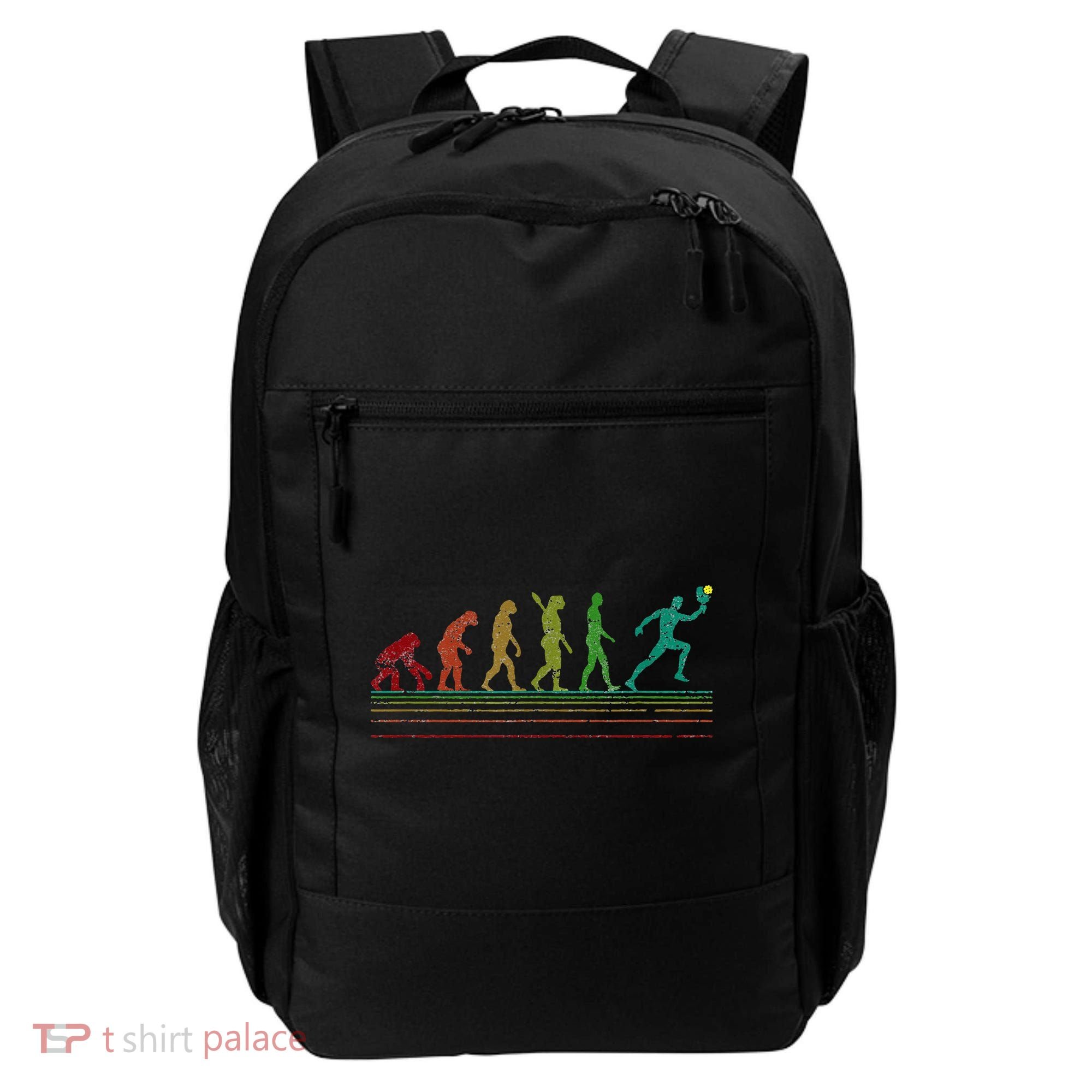 Pickleball Evolution of Man Funny Backpack