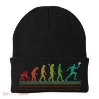 Pickleball Evolution of Man Funny Beanie thumb 0