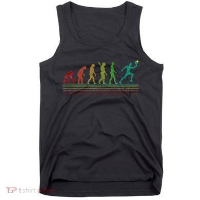 Pickleball Evolution of Man Funny Tank Top