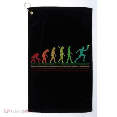 Pickleball Evolution of Man Funny Golf Towel