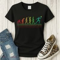 Pickleball Evolution of Man Funny Women's T-Shirt thumb 3