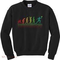 Pickleball Evolution of Man Funny Kids Sweatshirt thumb 0