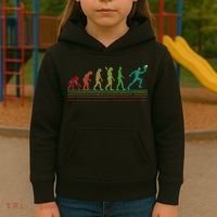 Pickleball Evolution of Man Funny Kids Hoodie thumb 3