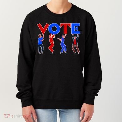 People Holding VOTE Letters  Red White Blue Version Women's Sweatshirt