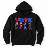 People Holding VOTE Letters  Red White Blue Version Hoodie thumb 0