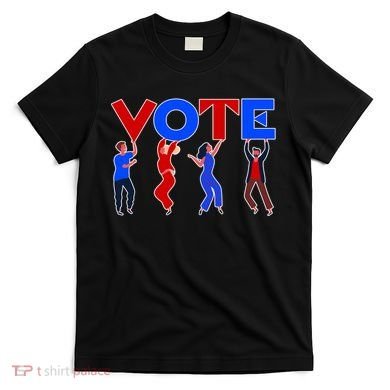 People Holding VOTE Letters  Red White Blue Version T-Shirt