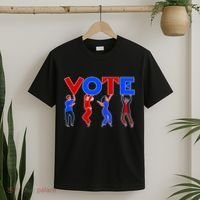 People Holding VOTE Letters  Red White Blue Version T-Shirt thumb 2
