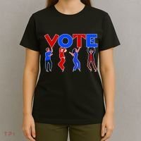 People Holding VOTE Letters  Red White Blue Version T-Shirt thumb 4