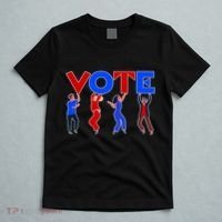 People Holding VOTE Letters  Red White Blue Version T-Shirt thumb 5