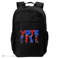 People Holding VOTE Letters  Red White Blue Version Backpack thumb 0