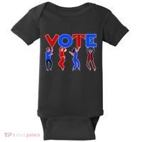 People Holding VOTE Letters  Red White Blue Version Baby Bodysuit thumb 0