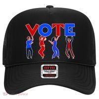 People Holding VOTE Letters  Red White Blue Version Hat thumb 0