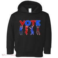 People Holding VOTE Letters  Red White Blue Version Toddler Hoodie thumb 0