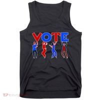 People Holding VOTE Letters  Red White Blue Version Tank Top thumb 0