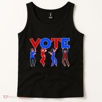 People Holding VOTE Letters  Red White Blue Version Tank Top thumb 2