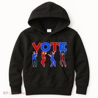 People Holding VOTE Letters  Red White Blue Version Kids Hoodie thumb 0
