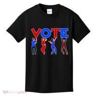 People Holding VOTE Letters  Red White Blue Version Kids T-Shirt thumb 0