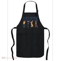 People Holding VOTE Letters Blue And Gold version Apron thumb 0