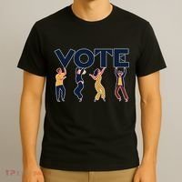 People Holding VOTE Letters Blue And Gold version T-Shirt thumb 3