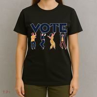 People Holding VOTE Letters Blue And Gold version T-Shirt thumb 4