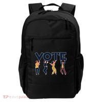People Holding VOTE Letters Blue And Gold version Backpack thumb 0