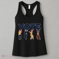 People Holding VOTE Letters Blue And Gold version Women's Tank Top thumb 3
