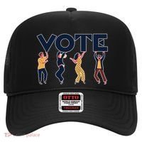 People Holding VOTE Letters Blue And Gold version Hat thumb 0