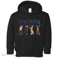 People Holding VOTE Letters Blue And Gold version Toddler Hoodie thumb 0