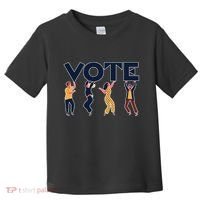People Holding VOTE Letters Blue And Gold version Toddler T-Shirt thumb 0