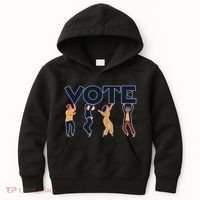 People Holding VOTE Letters Blue And Gold version Kids Hoodie thumb 0