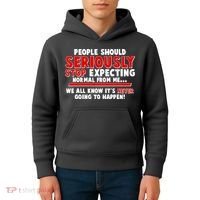 People Should Seriously Stop Expecting Normal From Me Kids Hoodie thumb 4